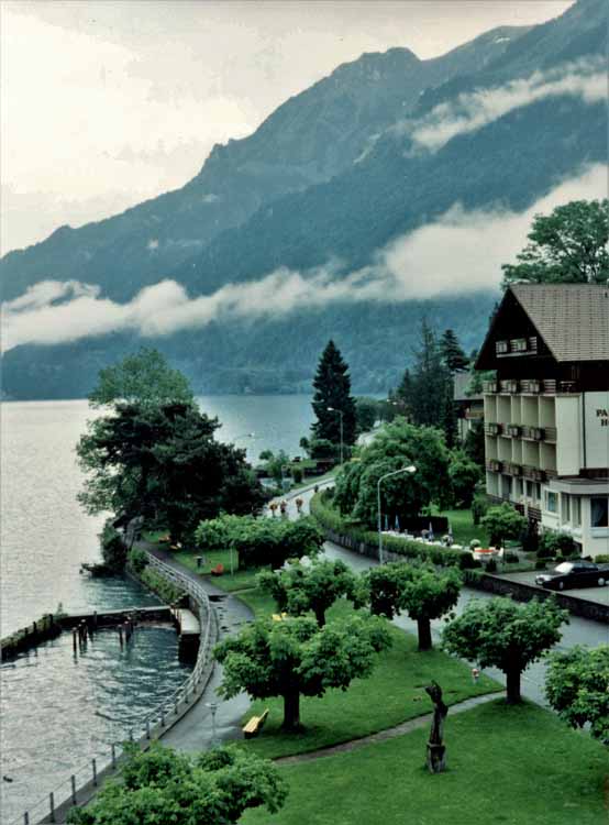 hotel on lake