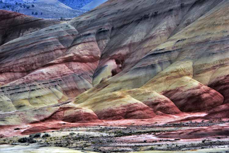 fossil beds of many colors