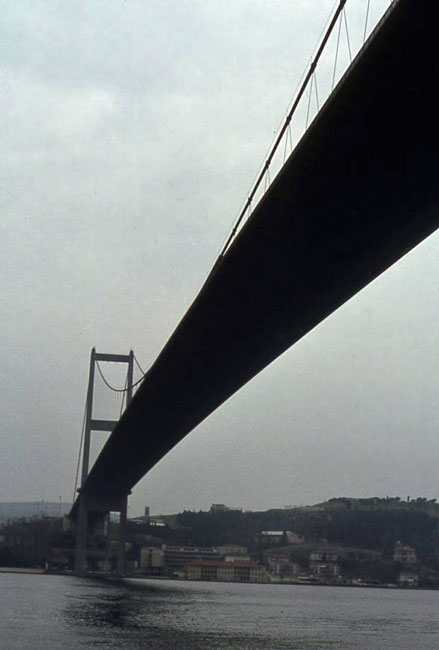 the Bosphorus Bridge