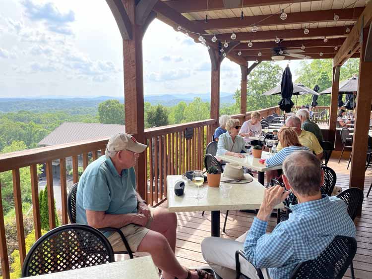 Wolf Mountain Winery & Vineyards is just a few miles from Dahlonega and offers stunning views of the North Georgia Mountains. It was featured in the June 2021 issue of Southern Living magazine.