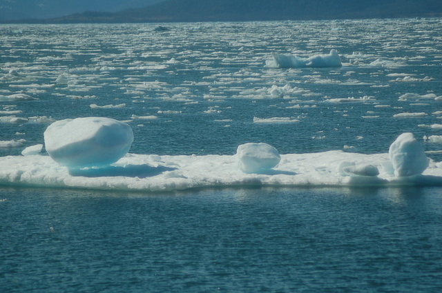 balls of bergies in water