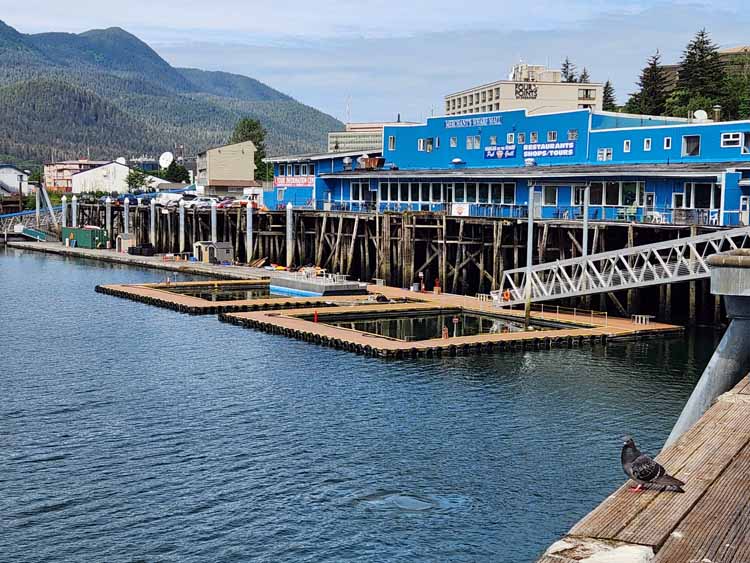 building on wharf