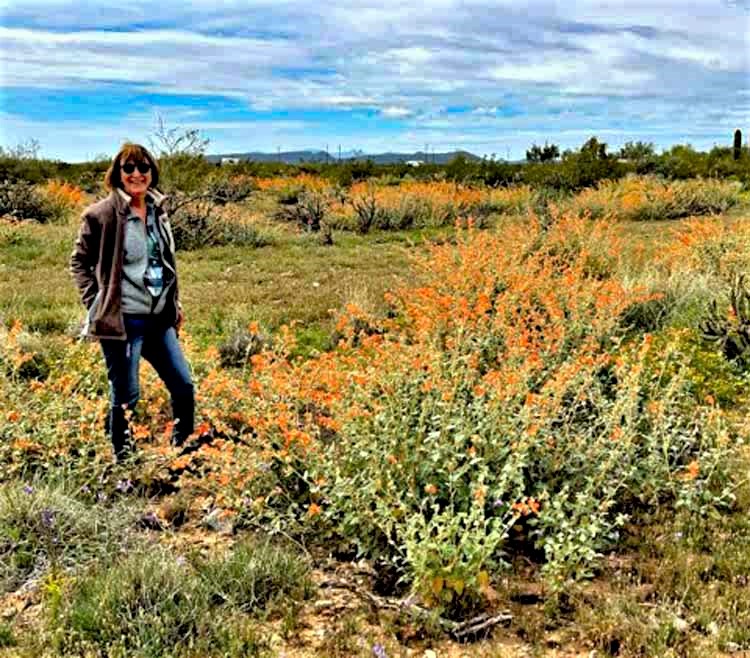 jan in wildflowers