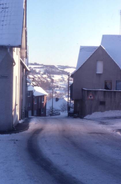 outside Buren in winter