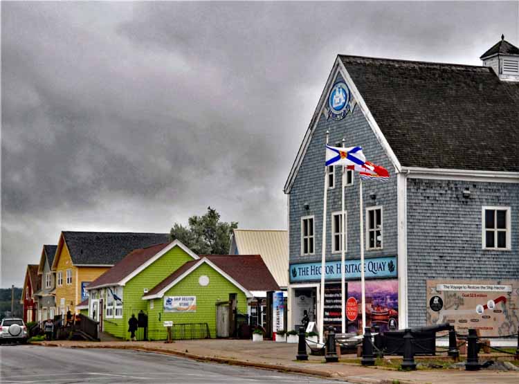 town buildings