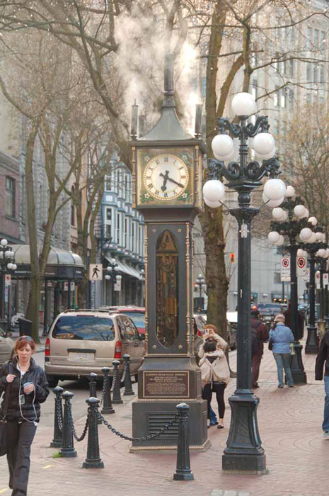 the Gastown steam clock