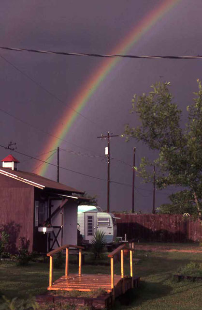 rainbow in Daddy's lot