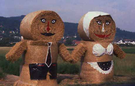 bales of hay