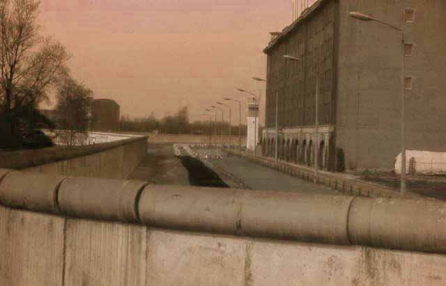 East Berlin and the wall