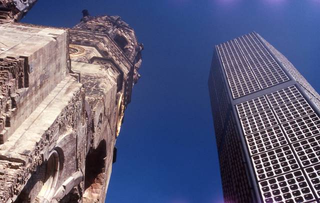 west berlin's old and new buildings