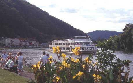 tour boat on the Main 