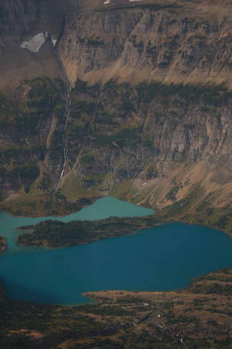 from the heli