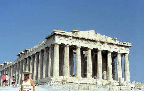 the Parthenon