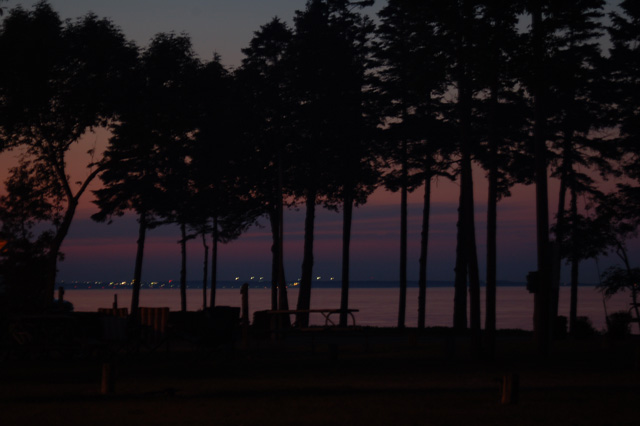 Mill Creek Campground at sunset