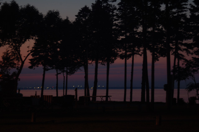 Mill Creek Campground at sunset