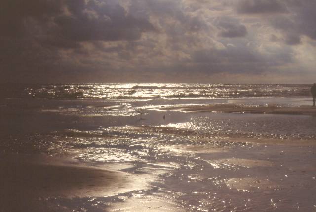 north sea sunset