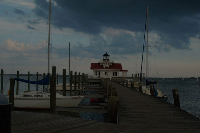 Manteo harbor house