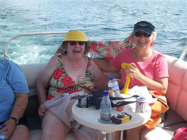 on the boat
