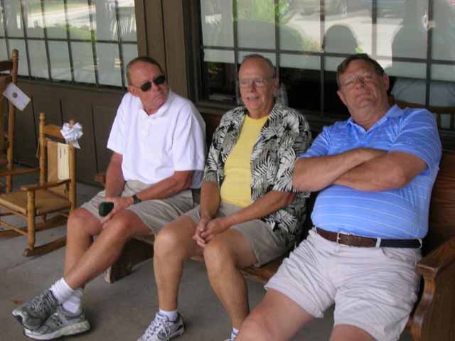 at Cracker Barrel John, Dale, Bill 