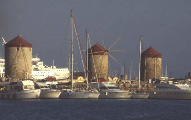 harbor windmills