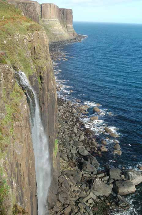 the falls from Kilt Rock