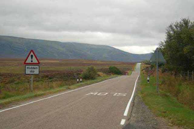 On the A87