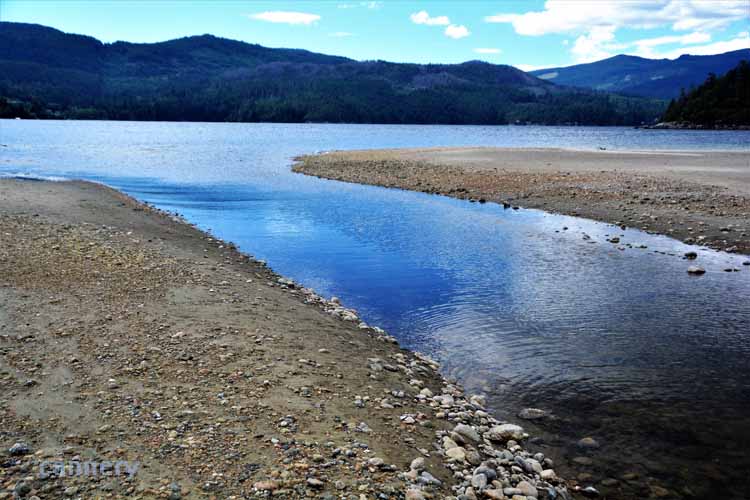 inlet into bay