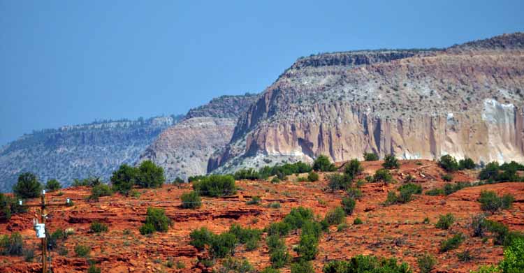 red rock mountains