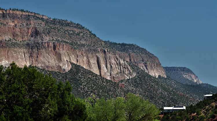 red rock mountains