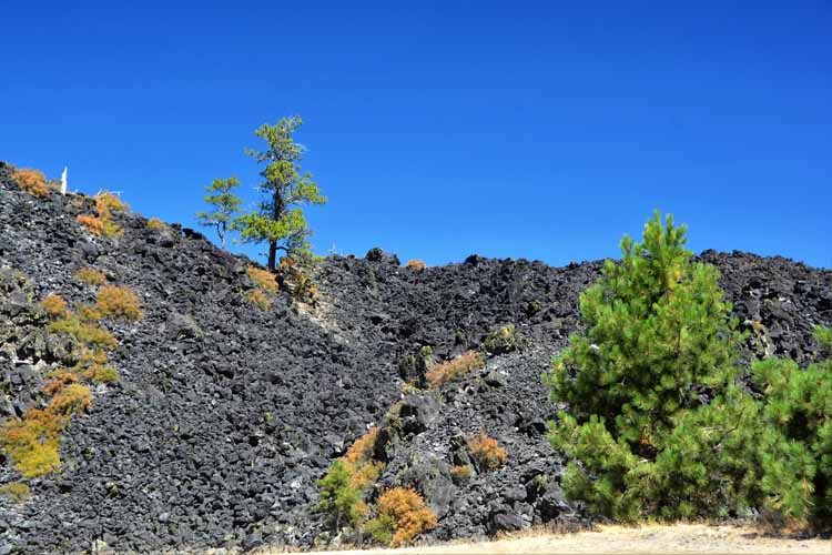 Lava-filled campground