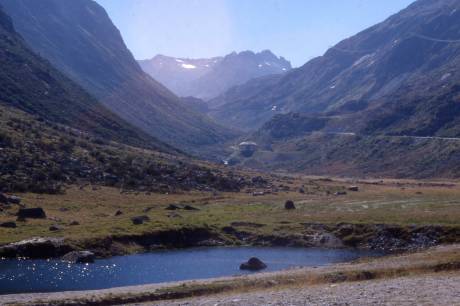 an alpine lake