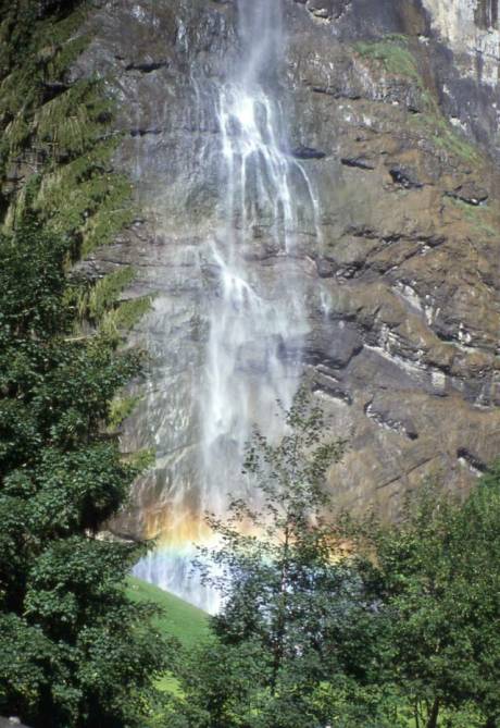 waterfall in the Jungfrau region