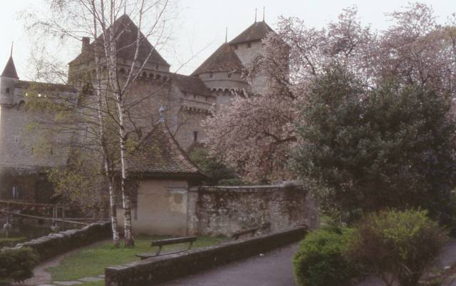 one of the three castle courtyards