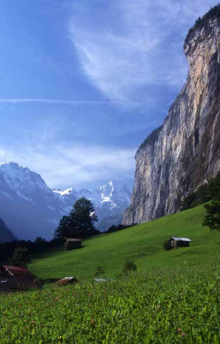 the foot of the Alps