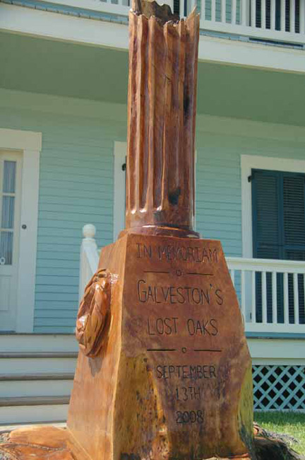 in memory of galveston oaks