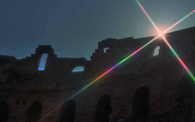 the amphitheater at El Djem