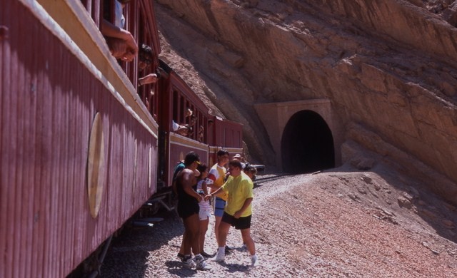 the Selje Gorge by train