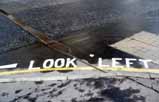 look left sign