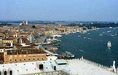 overview of venice coastline