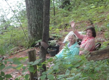 at the cabin