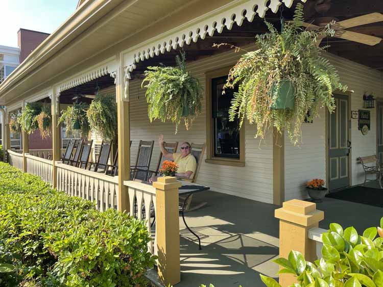 the porch
