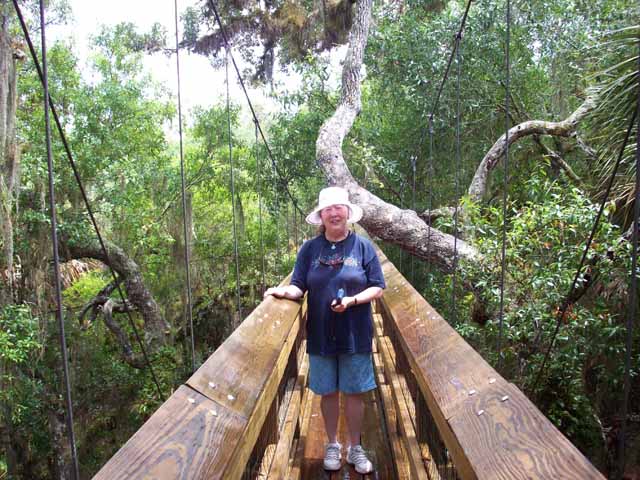donna on canopy walk