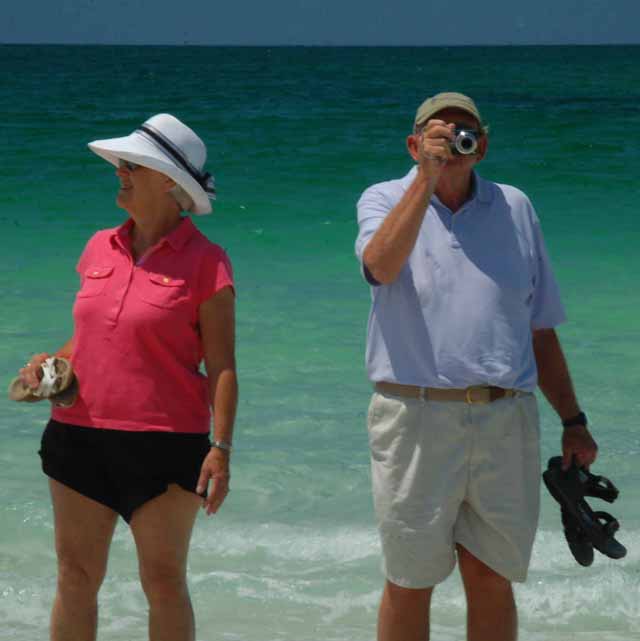 john and linda, siesta key beach