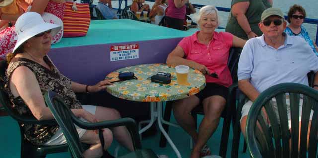 on the sunset cruise