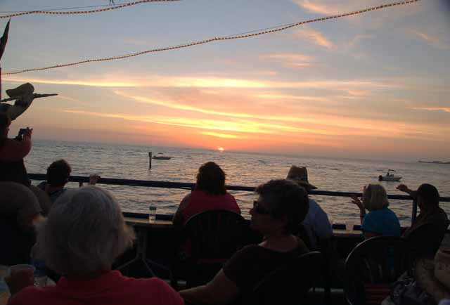 watching the sunset