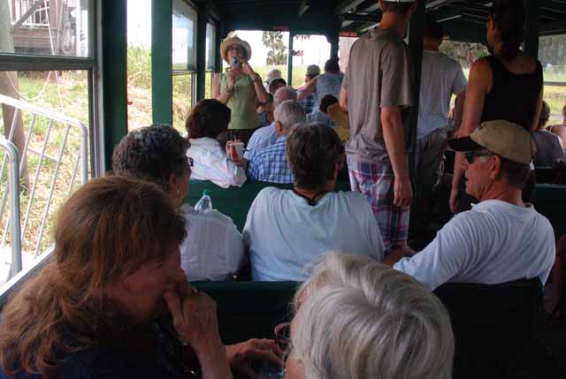 on the airboat