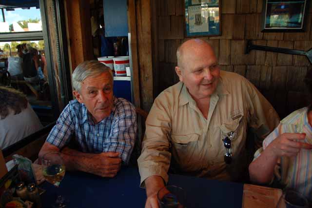 charlie and bob at Phillippi Creek Restaurant