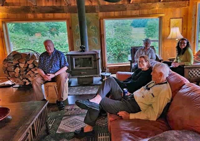 at the lodge