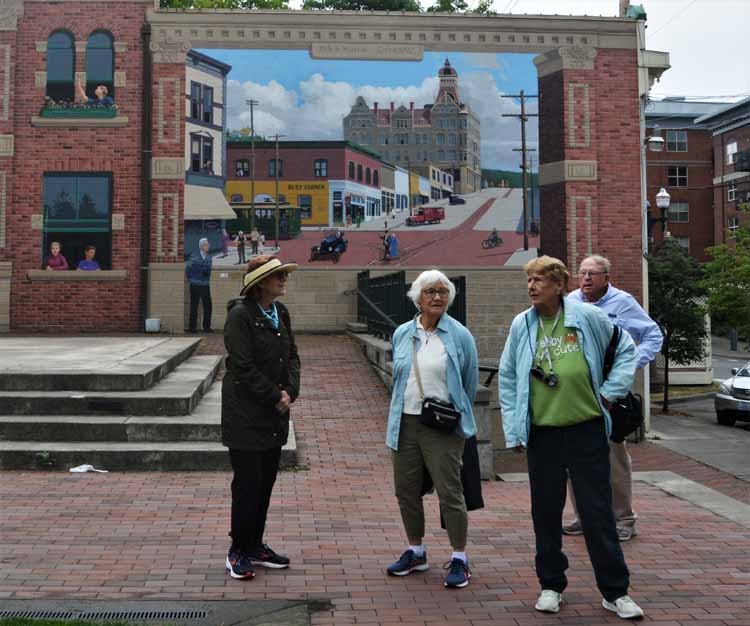 at the town square in Fairhaven