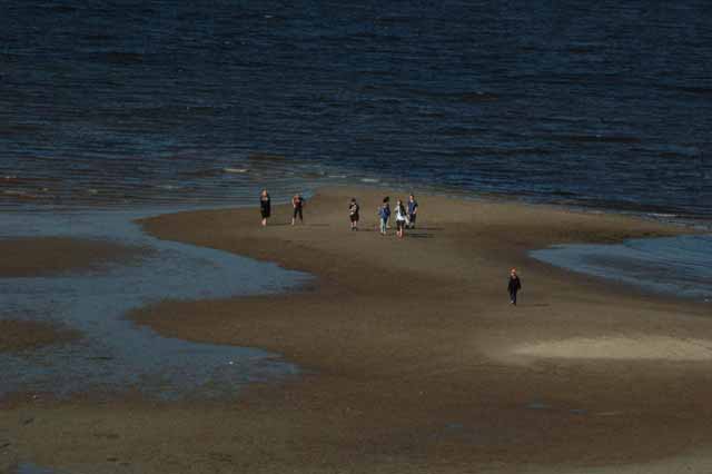 low tide at Langley